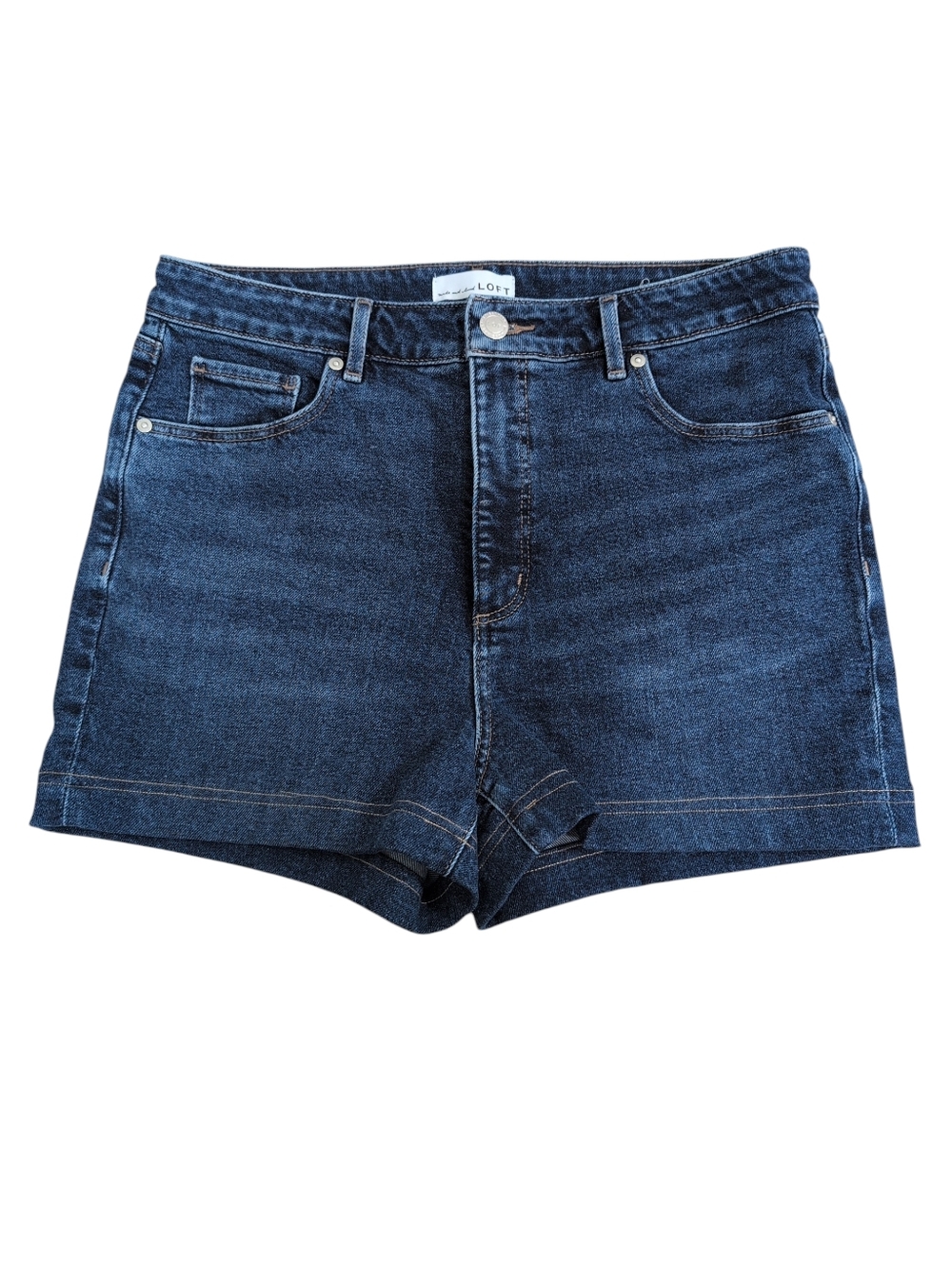 LOFT Dark Blue Denim Jean Shorts
